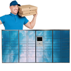 E-Commercial Box Parcel Delivery Lockers With 22 Inch Screen And Android System