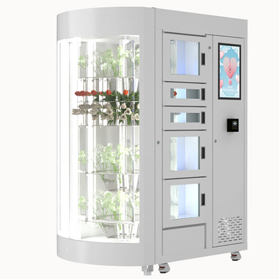 OEM Flower Vending Machine Convenience Flower Store Shop With 360 Degree Window