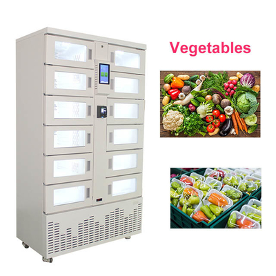 Do gospodarstw rolnych Sprzedaż świeżych warzyw Chłodzenie szafki Maszyny do sprzedaży dla przedsiębiorstw
