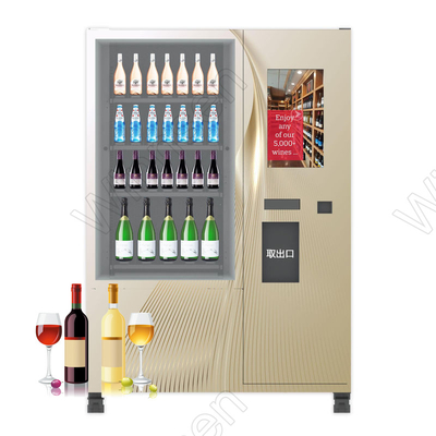 Smart Payment Refrigerator Champagne Wine Vending Machine Age Verification