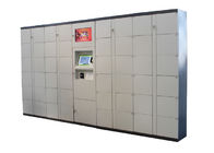 Automatic Barcode Luggage Rental Lockers , Indoor Electronic Lockers For Park Supermarket