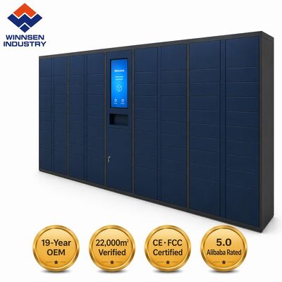 Jakość  Biometric Secure Smart Parcel Locker with Cloud Remote Management and Customizable Compartments fabryka