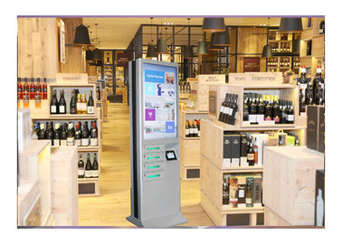 Lcd Multi Function Awaryjny telefon komórkowy do ładowania kiosku, stacja ładująca telefon z szafkami
