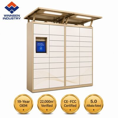 Jakość Inteligentna paczkomat z 15-calowym ekranem dotykowym Android, zdalnym zarządzaniem w chmurze i konfigurowalnymi przegrodami fabryka