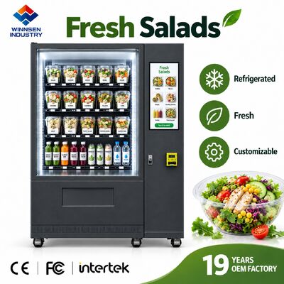 Jakość Winnsen Refrigerated Salad Vending Machine for Gym Fitness Center Fresh Meals fabryka
