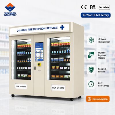 Jakość Winnsen 24H Emergency Medicine Dispensing Machine Patient ID Verification for Hospital ER fabryka