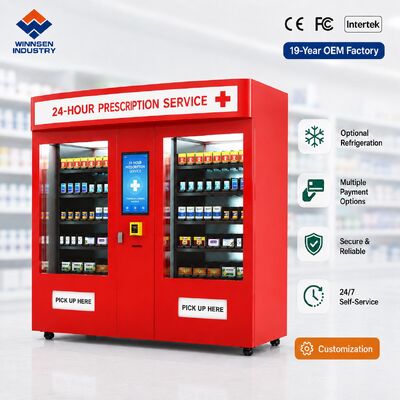 Jakość Winnsen Campus Pharmacy Vending Machine 24H Medicine Dispenser for School Health Center fabryka