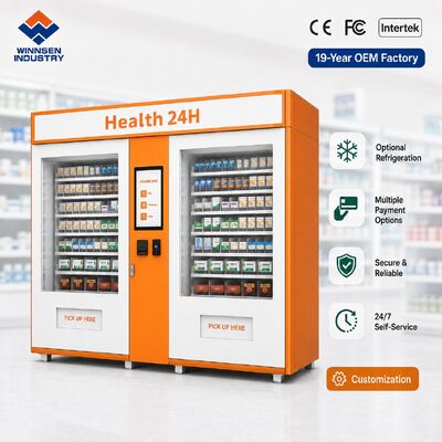 Jakość Winnsen Station Pharmacy Vending Machine Compact Medicine Kiosk for Railway Airport fabryka