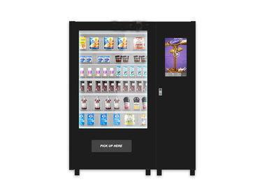 Dostosuj szklaną butelkę Drink Snack Vending Machine z dużym ekranem dotykowym