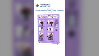 Inteligentny automat do sprzedaży kwiatów 24 7 Sprzedaż świeżych bukietów